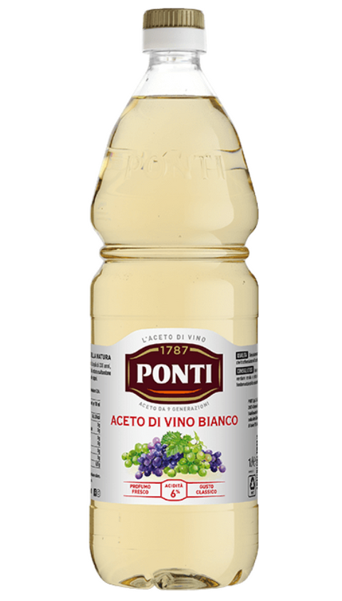 Buy Ponti White Wine Vinegar 1L at La Dispensa