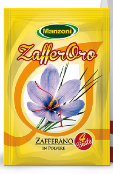 Buy Manzoni Saffron Powder 0,50gr (4 sachets x 0,125g) at La Dispensa