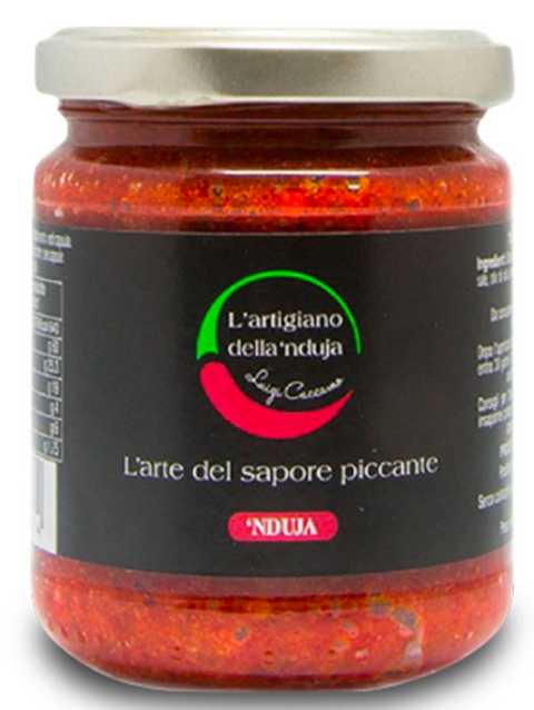 Buy L'Artigiano della Nduja Salami spread in Jar 180g at La Dispensa
