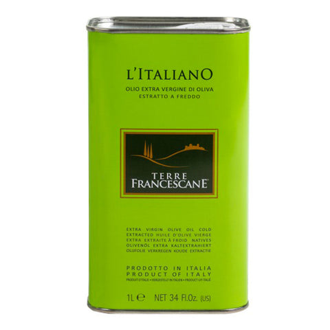 Buy Terre Francescane Extra Virgin Olive Oil Tin 1L at La Dispensa