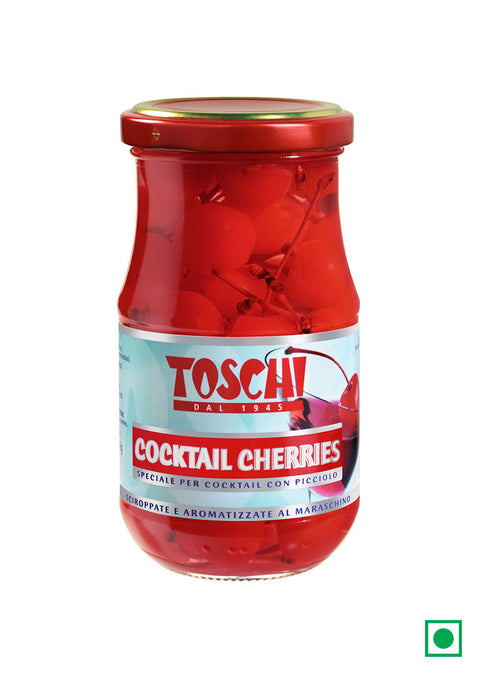 Buy Toschi Red Cherries with stem 410g at La Dispensa