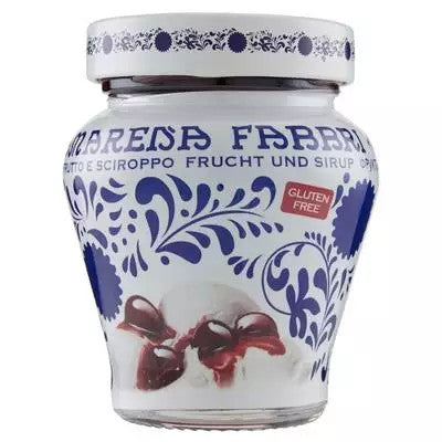 Buy Fabbri Amarena (wild cherries in syrup) 230g at La Dispensa