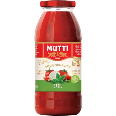 Buy Mutti Sugo Basil and Onion 400g at La Dispensa