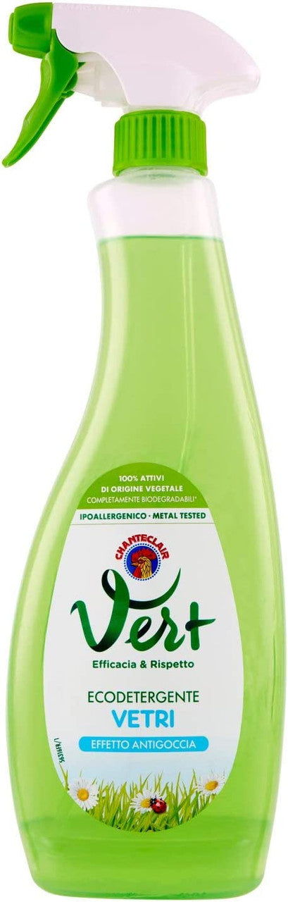 Buy Chante Clair Vert Ecodetergente Vetri Spray (glass or mirror cleaner) 625ml at La Dispensa